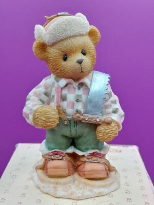 Cherished Teddies Figur ''Riding Across The Great White North'' 9 cm groß 