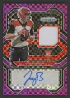 2020 Panini Purple Power Prizm #1 Joe Burrow RPA RC Rookie Patch AUTO 26/49
