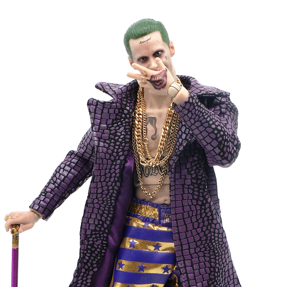 DC Justice Comic The Joker 12'' Real Clothes Action Figure Crazy
