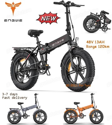 ENGWE EP-2 PRO 750W Folding Electric Bicycle 7-Speed 4.0 All Terrain Ebike 30mph