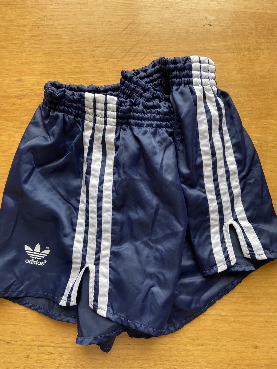 ADIDAS VINTAGE SHORTS MADE IN WEST GERMANY sz L MEN BLACK | eBay
