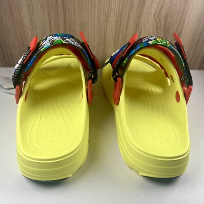 Crocs Classic All Terrain Sandals Yellow with Zipper Pouch  display picture 1