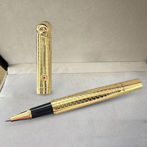 Montblanc golden Classique Luxury Rollerball Pen Black Ink New in Box - Picture 5 of 12
