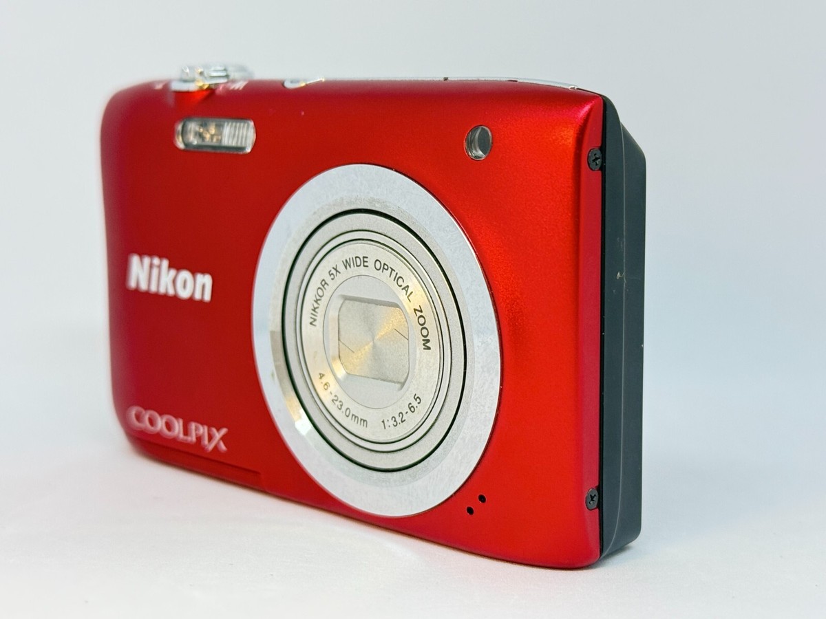 Nikon COOLPIX A100 20.0MP Compact Digital Camera Red English