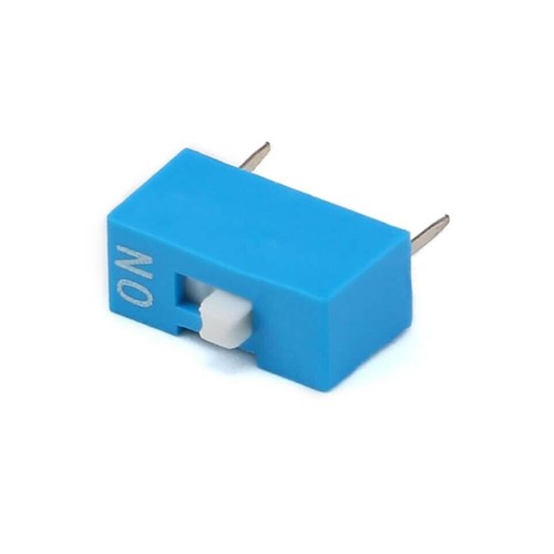 DIP DIL Toggle Switch Red Blue 1/2/3/4/5/6/7/8/9 Way Bits Position Pitch 2.54mm - Picture 4 of 6