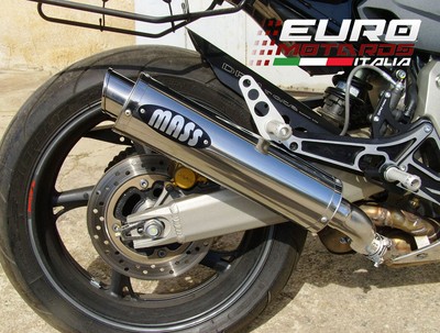 MassMoto Exhaust Silencer GP1 Inox Homologated Honda Hornet 600/CB599 2007-2015