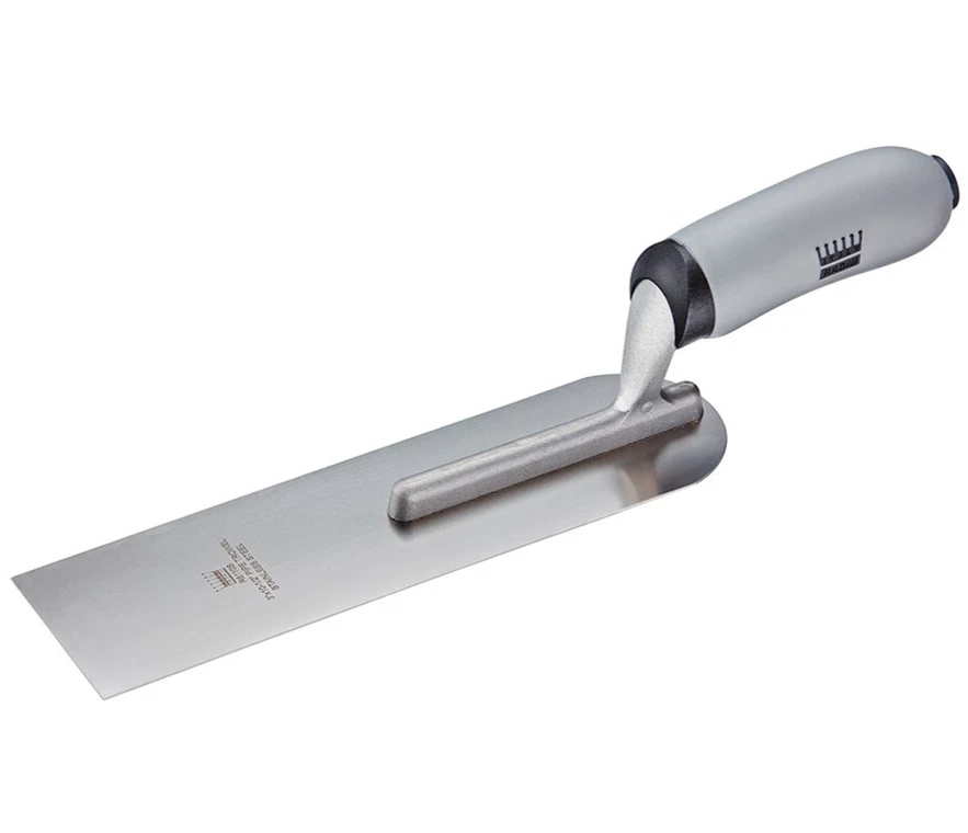 Ragni 10" x 3" Stainless Soft Grip Pipe Fixtures Plastering Render Trowel,R6110S