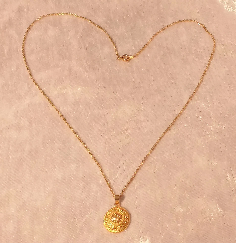 NEU! EDELMODESCHMUCK KETTE VERGOLDET MIT ANHÄNGER BUGOR COLLECTION  - Bild 4 von 4