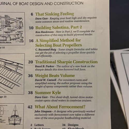 BOATBUILDER Magazine 1989-1996 LOT OF 21 - Picture 18 of 22