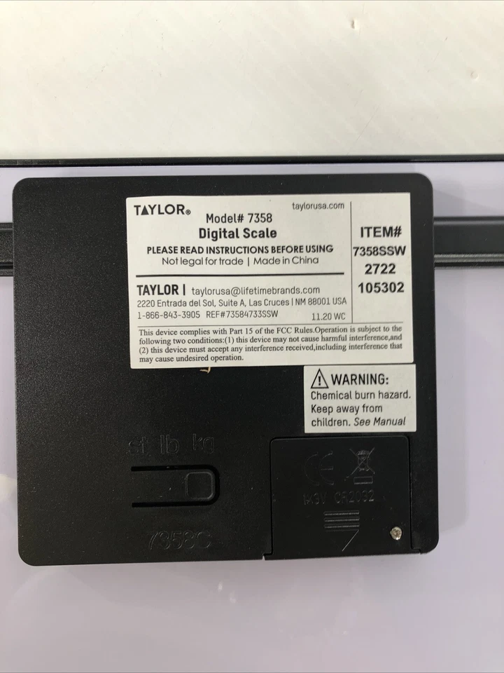 Taylor Digital Black And White Scale Model #7358 - Image 3 of 4