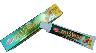 Miswak Dabur Zahnpasta 75 g Siwak Meswak Kräuterpaste Zahnpflege Sewak ORIGINAL