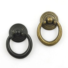 10pcs Mini Drawer Cabinet Dollhouse Door Knobs Pull Handles 2 Colour Zinc Alloy