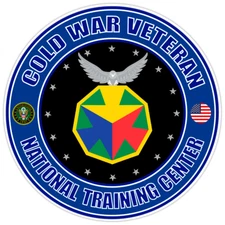 Cold War Veteran National Training Center Bumper Sticker Military Decal 5"