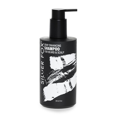 Godefroy Silver Fox Beard and Scalp Shampoo For Gray Hair 9.5oz