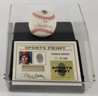 Steve Carlton Signed Thumbprint Baseball In A Limited Edition Display (BAS)