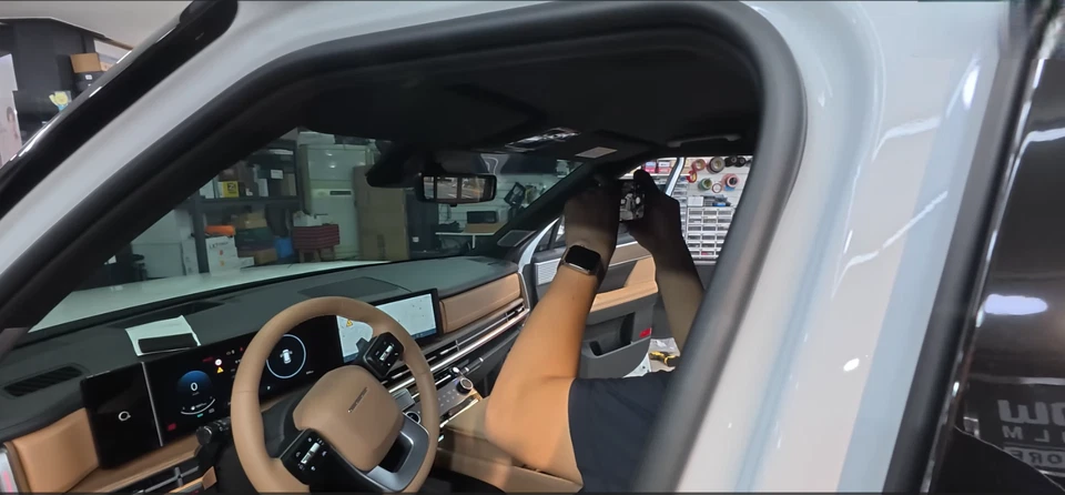 现代圣达菲数字后视镜真 60 框架 LVDS 1920x384 GT0ZVSRW — 第 3/4 张图片