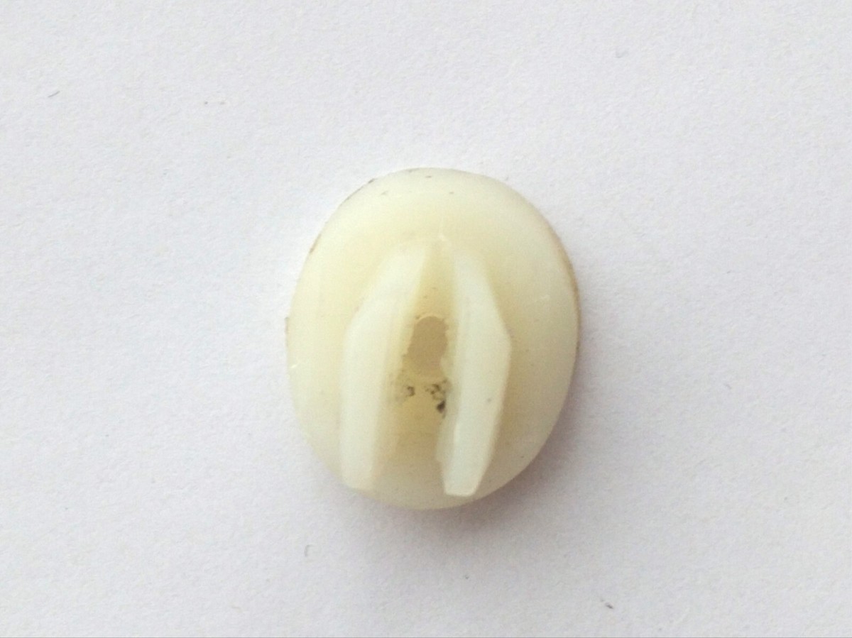 Genuine BMW E28 E30 Door trim. Armrest nut plug. White 51411873255 