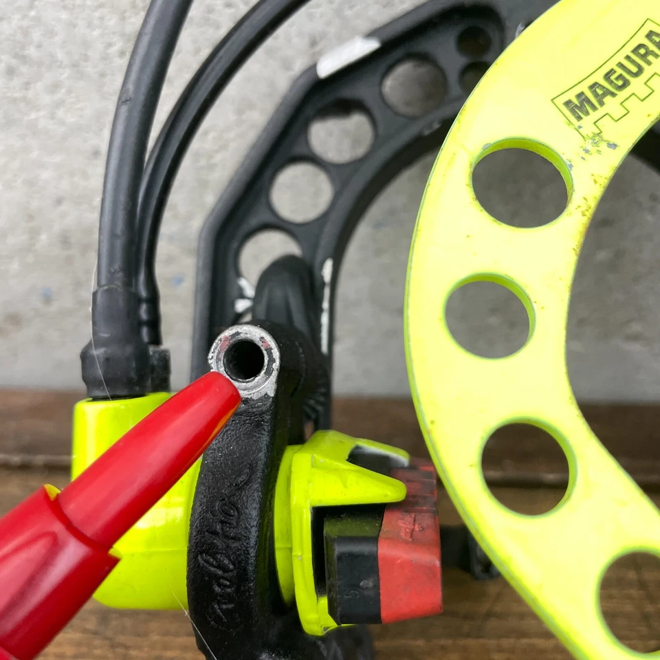 Pinza de freno hidráulica de neón Magura Hydro Stop HS33 Race Line Line Foto 4 de 4