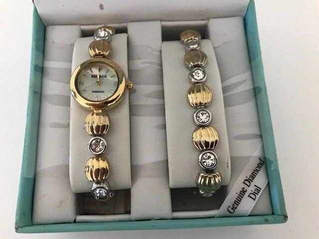 Kessaris watch and bracelet set clearance
