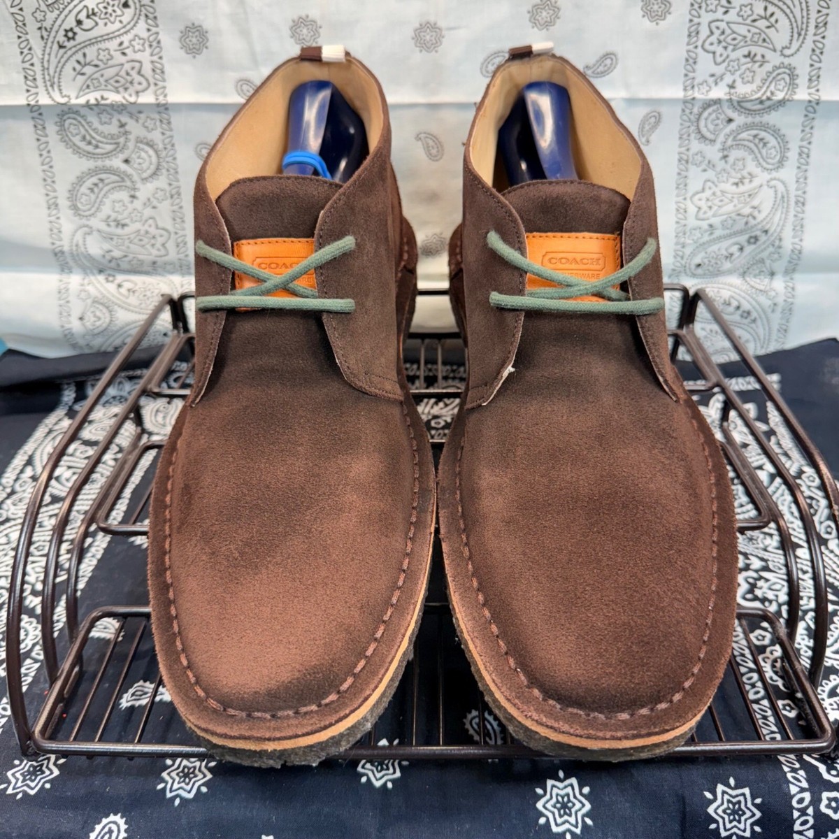 Coach Anthony Chukka Boots Mens 9 M Brown Suede Casual Classic Shoes Coach Anthony Chukka Boots Men main image 4