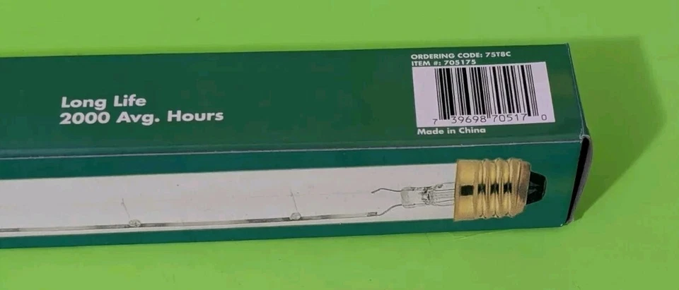 Bulbrite 75W 120V T8 Clear Tube Stabdard Base - Image 4 of 4