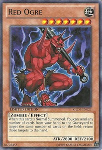 Red Ogre - GLD5-EN023 - Common - Limited Edition x3 - Lightly Played
