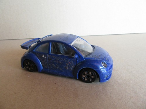 730J Burago Bburago Volkswagen New Beetle Cup Blue 1:43 - Picture 1 of 7