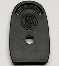 S&W M&P Black Magazine Base Pad Round Hole Floor Plate Full Size 9mm 1.0 M 2.0