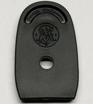 S&W M&P Black Magazine Base Pad Round Hole Floor Plate Full Size 9mm 1.0 M 2.0