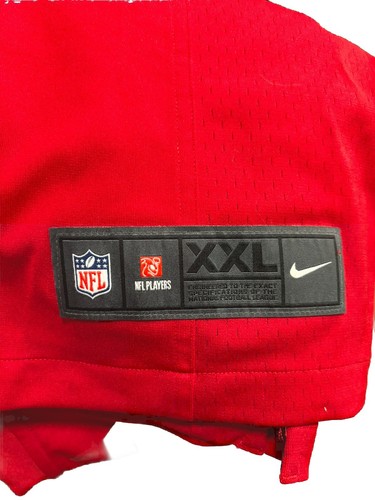 San Francisco 49ers On Field Jersey XXL Red Logo Nike Eric Reid 35 Embroidered - Picture 3 of 6
