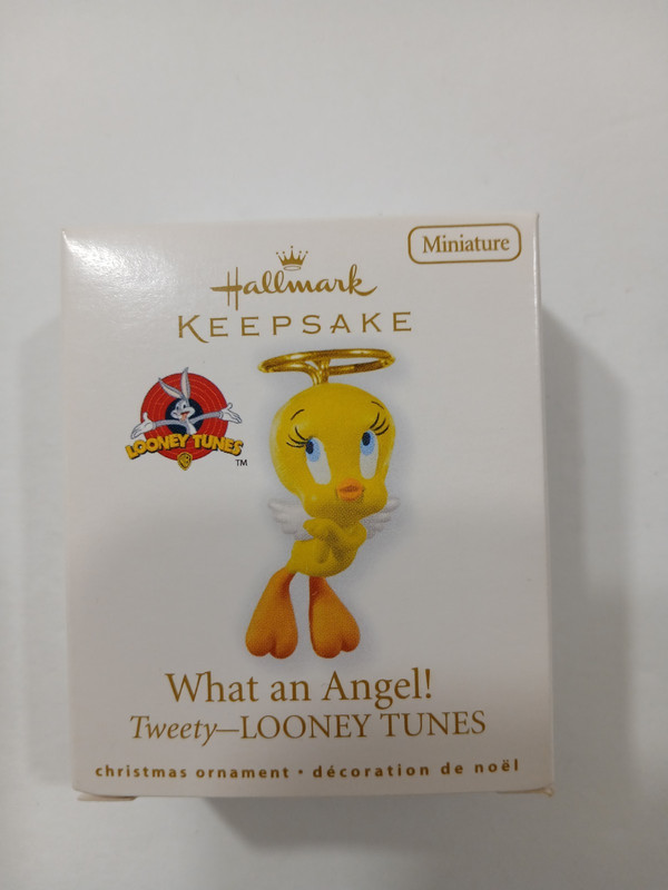 Hallmark Miniature What An Angel Tweety Looney Tunes Ornament 2010 nib