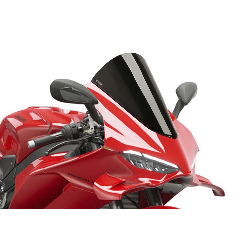 PUIG CUPOLINO R-RACER PER DUCATI PANIGALE V4 2025 NERO