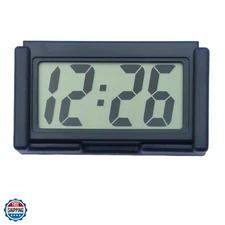 Small Digital Clock， with Jumbo LCD Time & Day Display，Mini Automotive Small ...