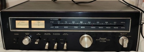 Sansui TU-7700 FM/AM Stereo Tuner Vintage 1970s Hi-Fi Audio Japan 100V Used