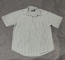 Van Heusen Men's 16-16 1/2 Plaid Short Sleeve Shirt