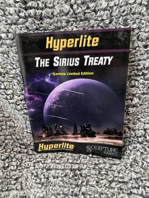 Hyperlite: The Sirius Treaty Gamma Ltd Edition (Sceaptune 2009 Ex) Traveller RPG