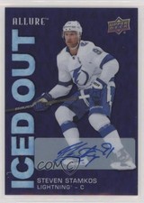 2019-20 Upper Deck Allure Iced Out Purple Diamond 4/10 Steven Stamkos Auto y8z