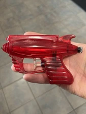 VINTAGE 50'S ATOMIC SPACE MID CENTURY RAY SQUIRT GUN ROCKET WATER PISTOL TOY