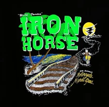 1993 Iron Horse Saloon Bike Week Motorcycle Mardi Gras T Shirt Size XL