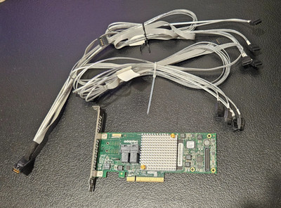 ASR-8805 Adaptec 12 Gb/s RAID Controller Card 2277500-R +2P 8643 SATA cable