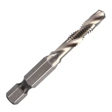 M6 HSS 1/4" Hex Shank Drill & Tap Taper Drill Bits Power Tool