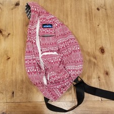 KAVU Sling Back Bag Aztec Walking Biking Hiking Bag Rope