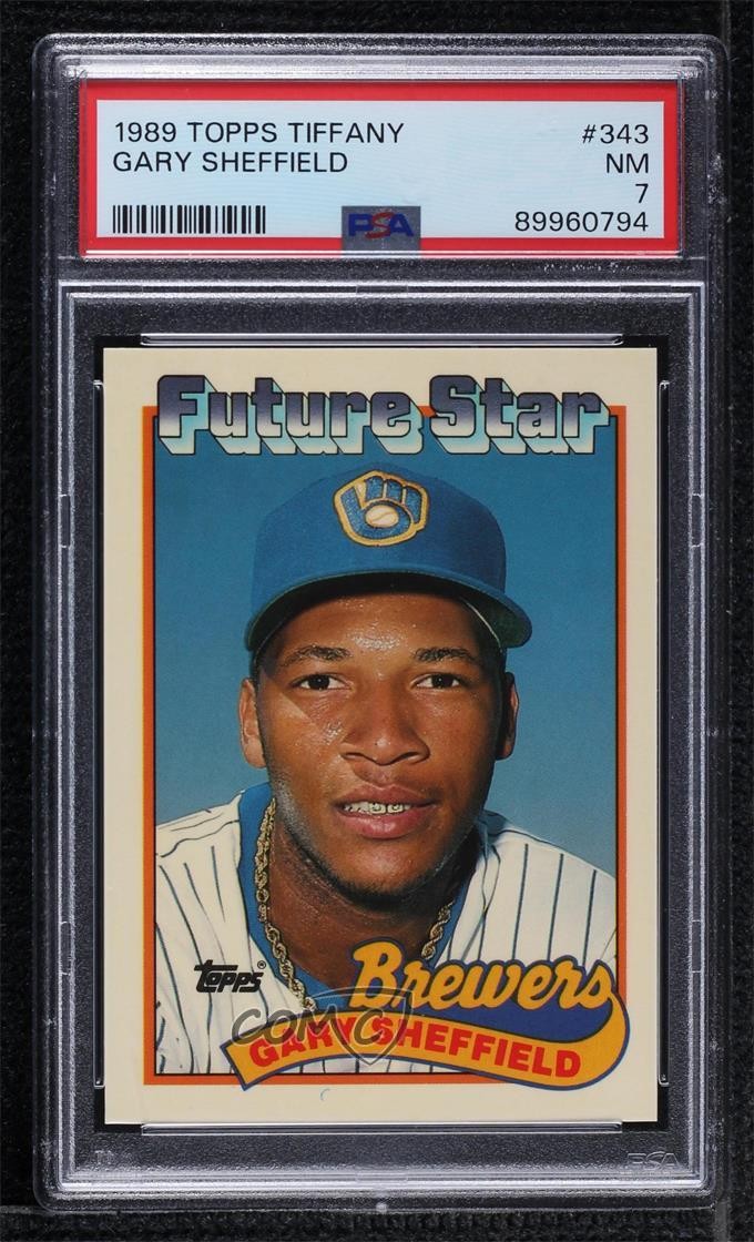 1989 Topps Collector's Edition (Tiffany) Gary Sheffield #343 Rookie RC 9u0