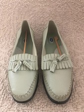 Dr Scholls Womens Leather Tassel Loafers Shoes Slip On Double Air Pillo 8 1/2 M