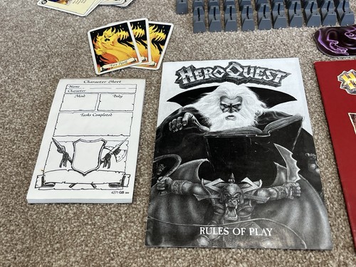 Juegos Hero Quest MB de colección piezas e instrucciones originales... repuestos/reparaciones... - Imagen 16 de 22