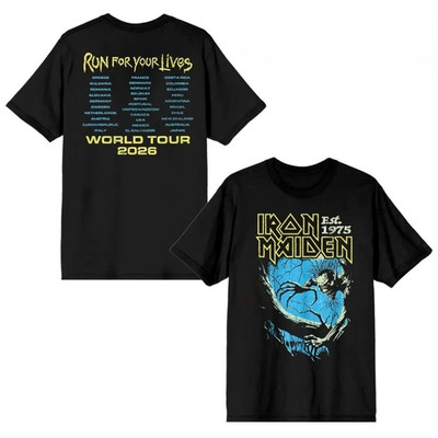 Run For Your Lives World Tour 2026 Music List T-shirt Size S - 5XL Two-sided