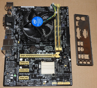 ASUS H81M-PLUS Mainboard Motherboard Bundle 8GB RAM Intel Core i5-4590