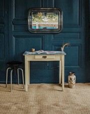Francine, la table d'appoint en bois et zinc N°636