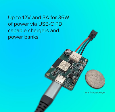 Magwled-1 WLED Controller 5V and 12V USB-C Power Delivery WLED Pre-Installed