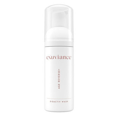 EXUVIANCE AGE REVERSE Bioactiv Foaming PHA Face Wash and Makeup Remover with Bot